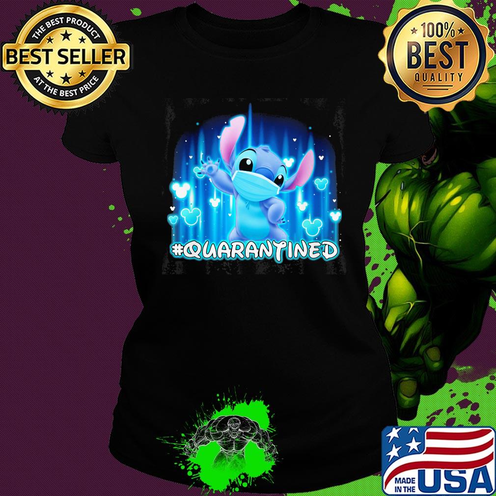Stitch mask quarantined Disney s Ladies tee Stitch mask quarantined Disney s Ladies tee