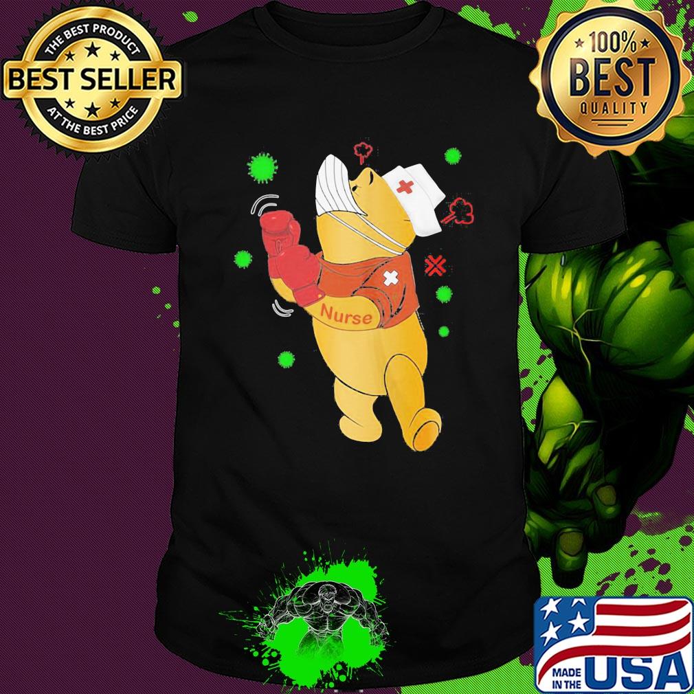 Strong Pooh bear nurse boxing Covid-19 s 14 Strong Pooh bear nurse boxing Covid-19 s 14
