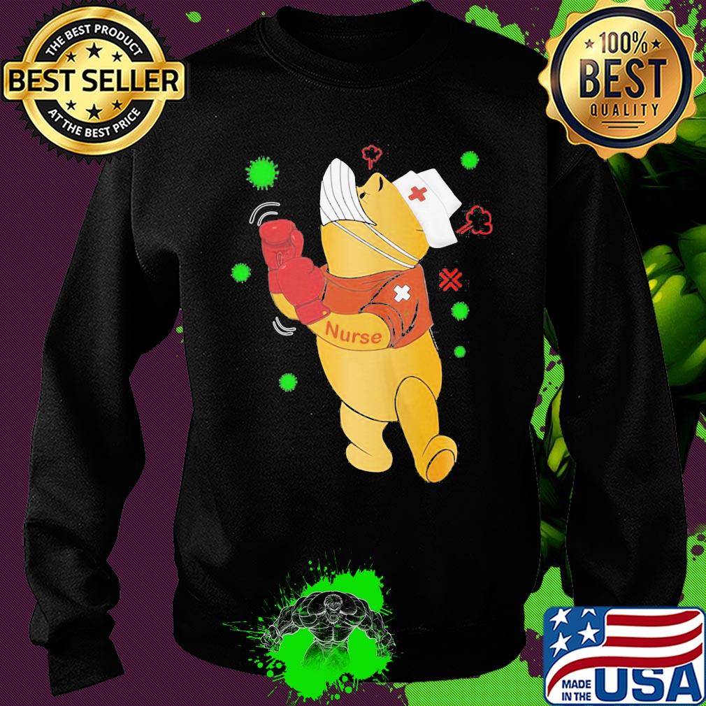 Strong Pooh bear nurse boxing Covid-19 s 17 Strong Pooh bear nurse boxing Covid-19 s 17