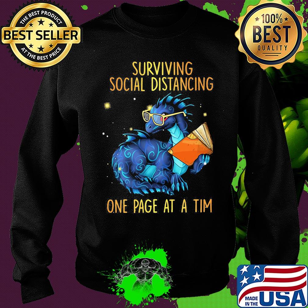 Surviving social distancing one page at a tim Dragon s Sweater Surviving social distancing one page at a tim Dragon s Sweater