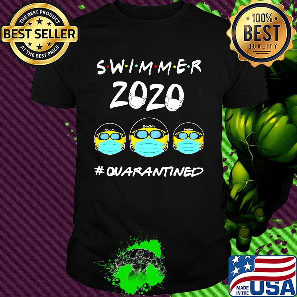 Swimmer 2020 quarantined covid-19 shirt
