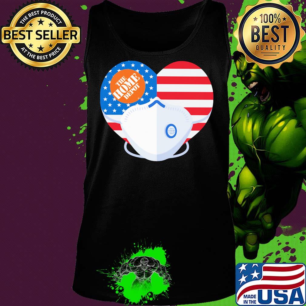 The home depot American flag veteran flag mask s Tank top The home depot American flag veteran flag mask s Tank top