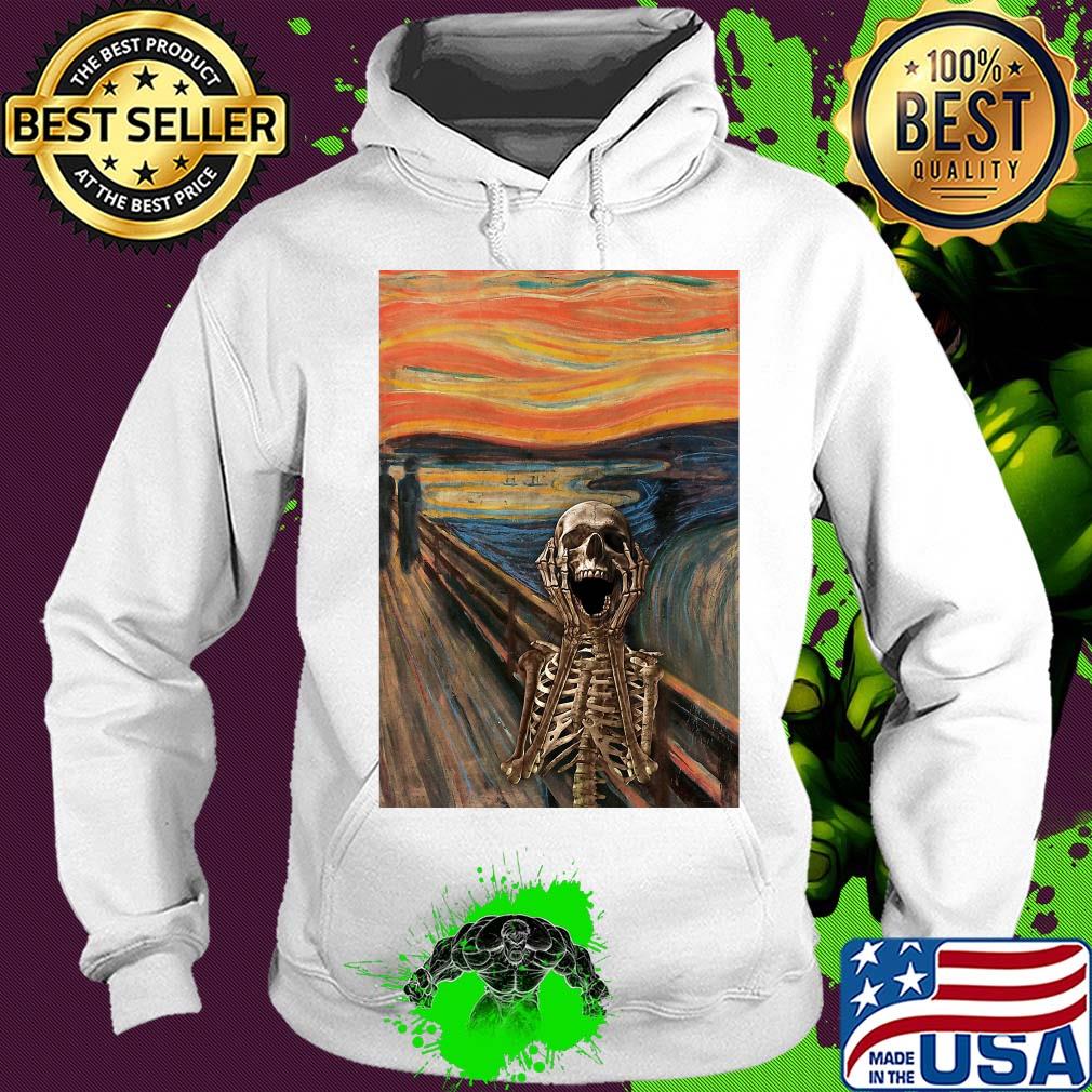 The Scream Skeleton Vertical Poster Shirt Hoodie The Scream Skeleton Vertical Poster Shirt Hoodie