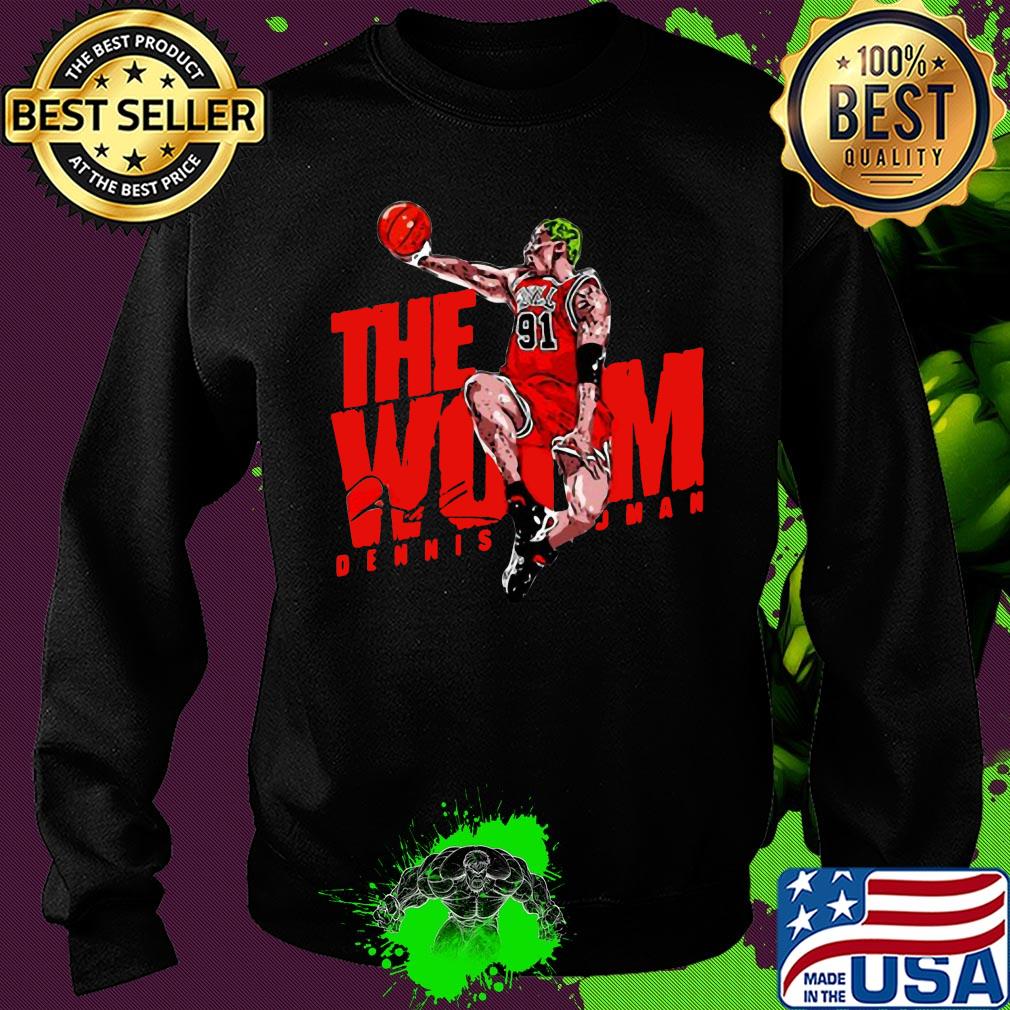 The Wom 91 Dennis Rodman Chicago Bulls Signature Shirt Sweater The Wom 91 Dennis Rodman Chicago Bulls Signature Shirt Sweater