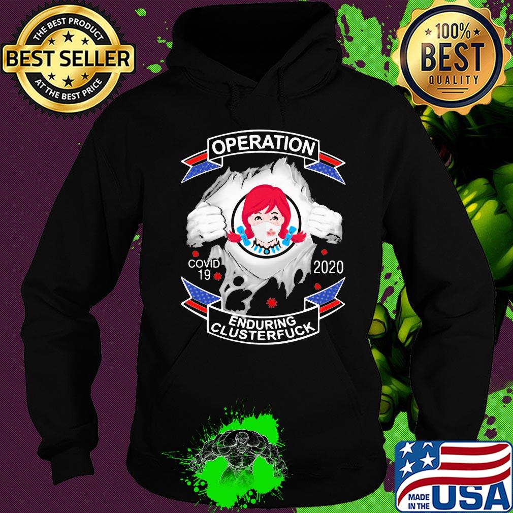 Wendy’s operation covid-19 2020 enduring clusterfuck mask s Hoodie Wendy’s operation covid-19 2020 enduring clusterfuck mask s Hoodie