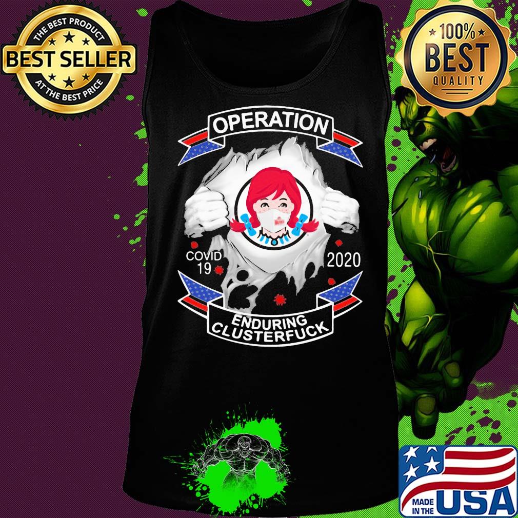 Wendy’s operation covid-19 2020 enduring clusterfuck mask s Tank top Wendy’s operation covid-19 2020 enduring clusterfuck mask s Tank top