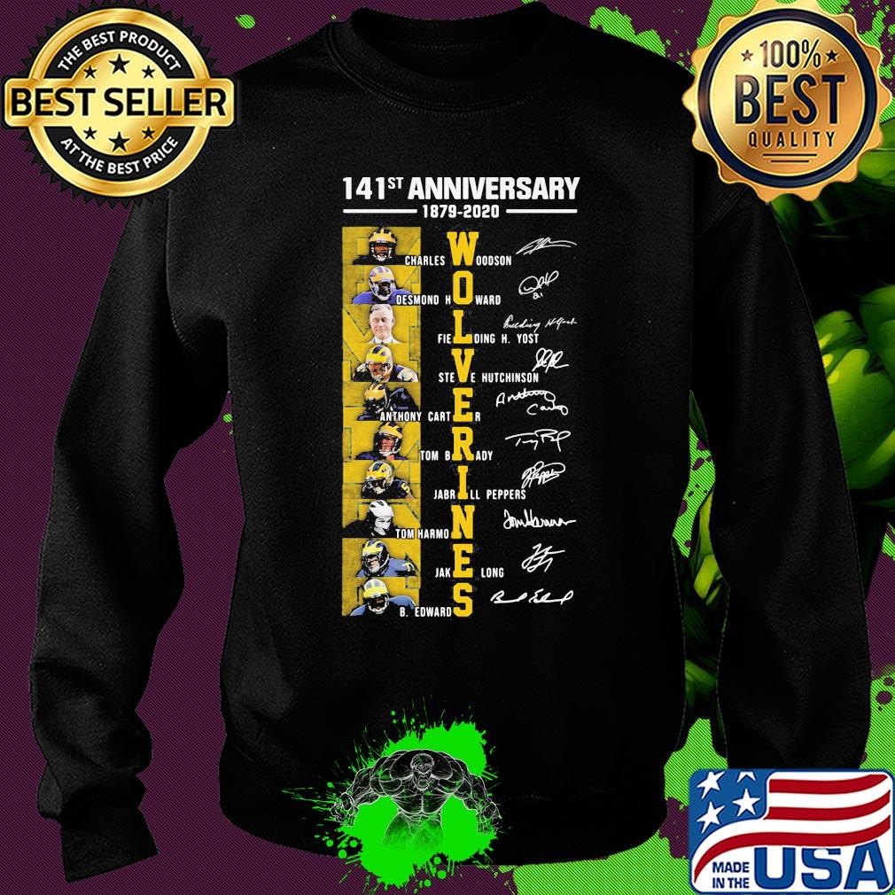 141st anniversary 1879 2020 michigan wolverines football team s Sweater 141st anniversary 1879 2020 michigan wolverines football team s Sweater