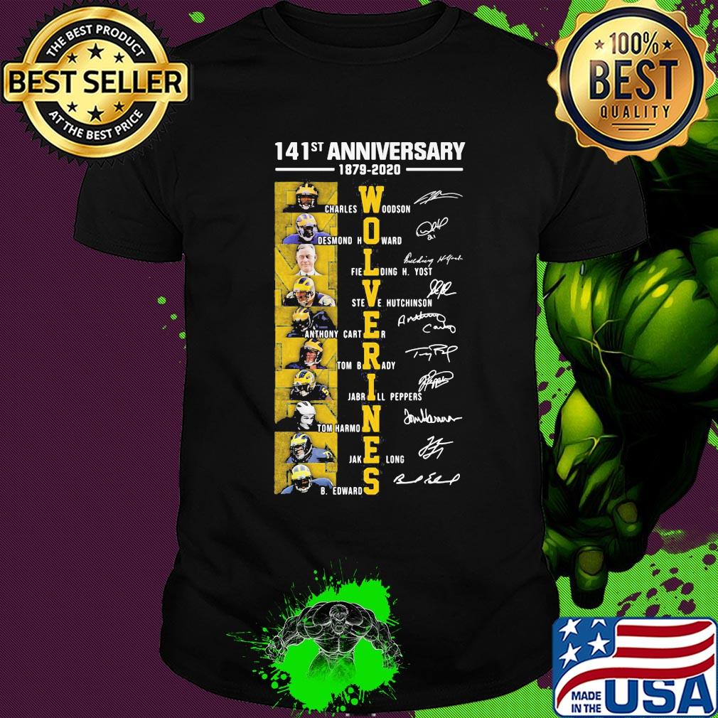 141st anniversary 1879 2020 michigan wolverines football team shirt