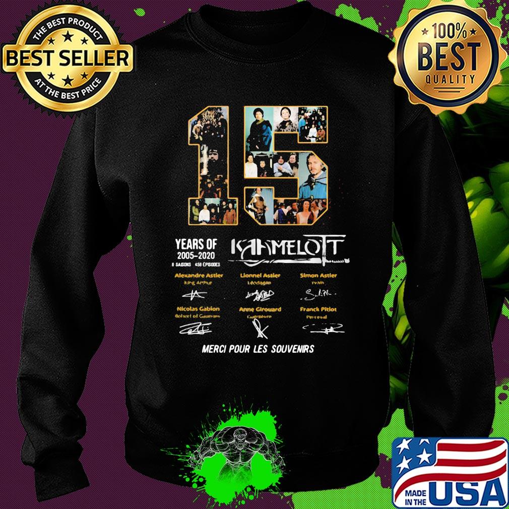 15 years of 2005 2020 kaamelott merci pour les souvenirs signatures s Sweater 15 years of 2005 2020 kaamelott merci pour les souvenirs signatures s Sweater