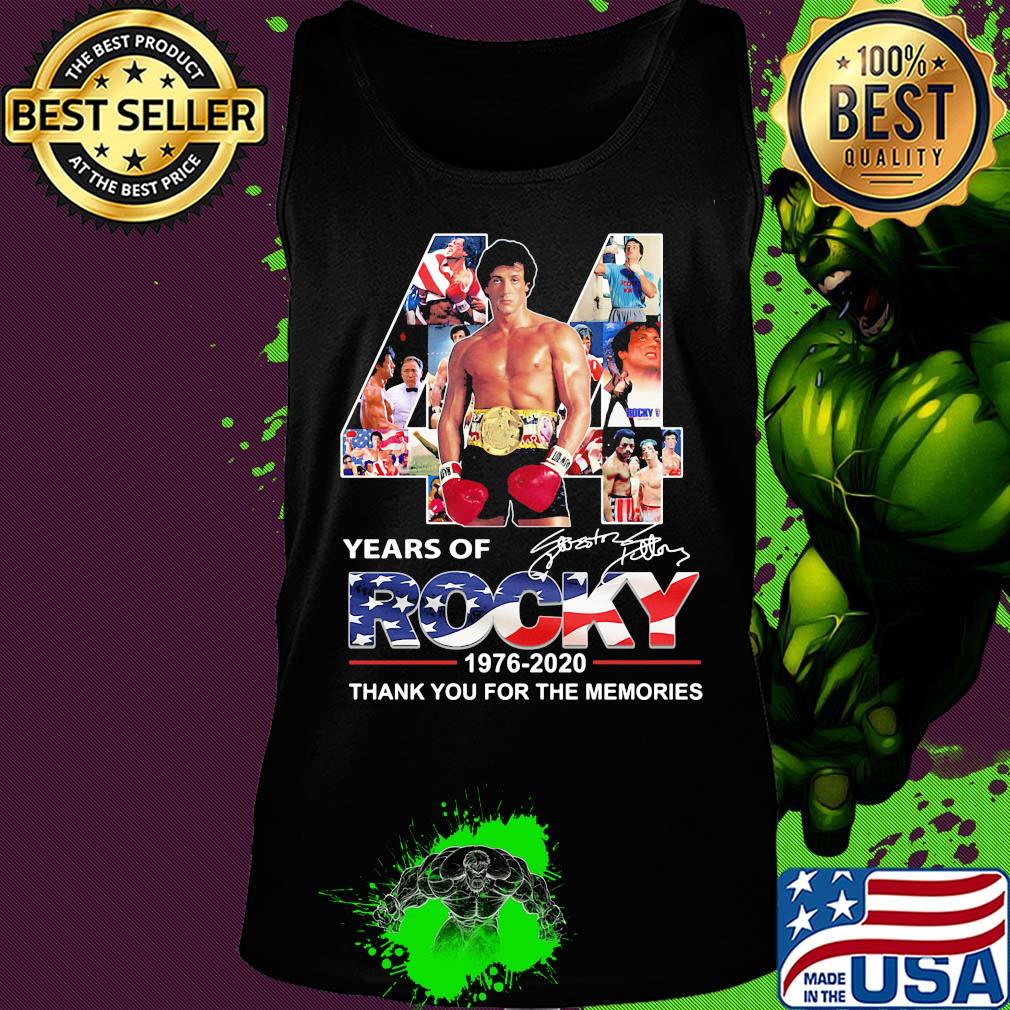 44 years of rocky 1976 2020 thank you for the memories signatures s Tank top 44 years of rocky 1976 2020 thank you for the memories signatures s Tank top