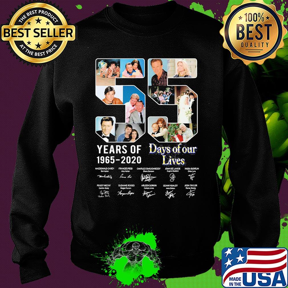 55 years of 1965 2020 days of our lives thank you for the memories signatures s Sweater 55 years of 1965 2020 days of our lives thank you for the memories signatures s Sweater