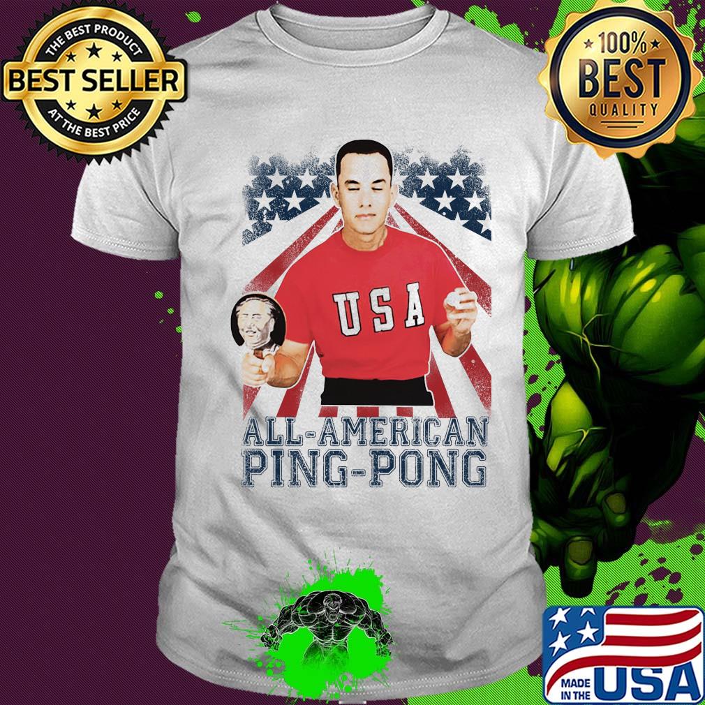 All American ping pong American flag veteran Independence Day shirt