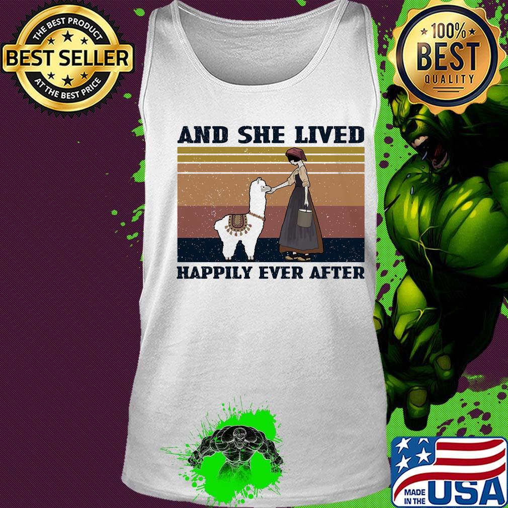 And she lives happily ever after vintage s Tank top And she lives happily ever after vintage s Tank top