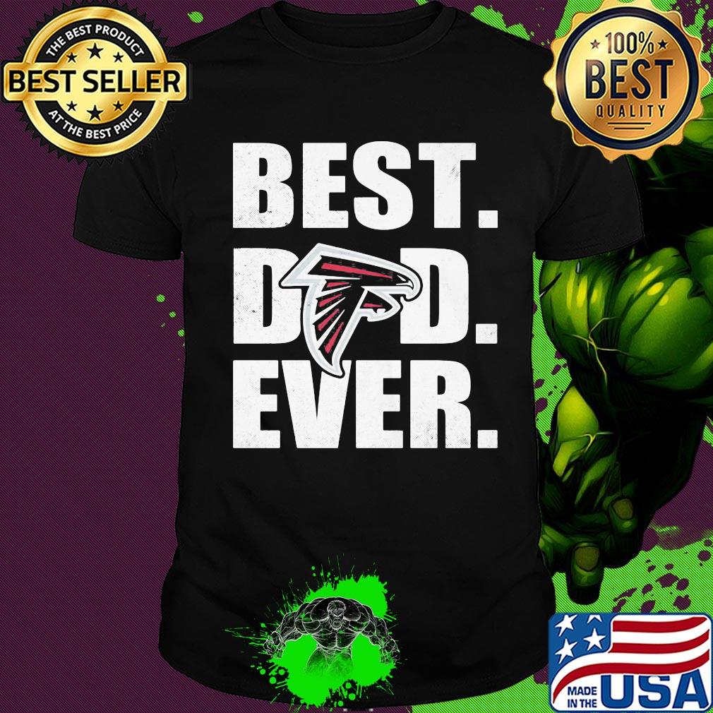 Atlanta falcons logo best dad ever happy father's day shirt