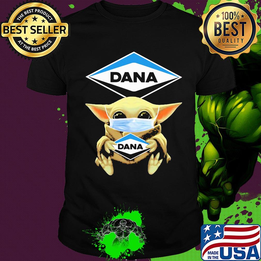 Baby Yoda face mask hug Dana shirt