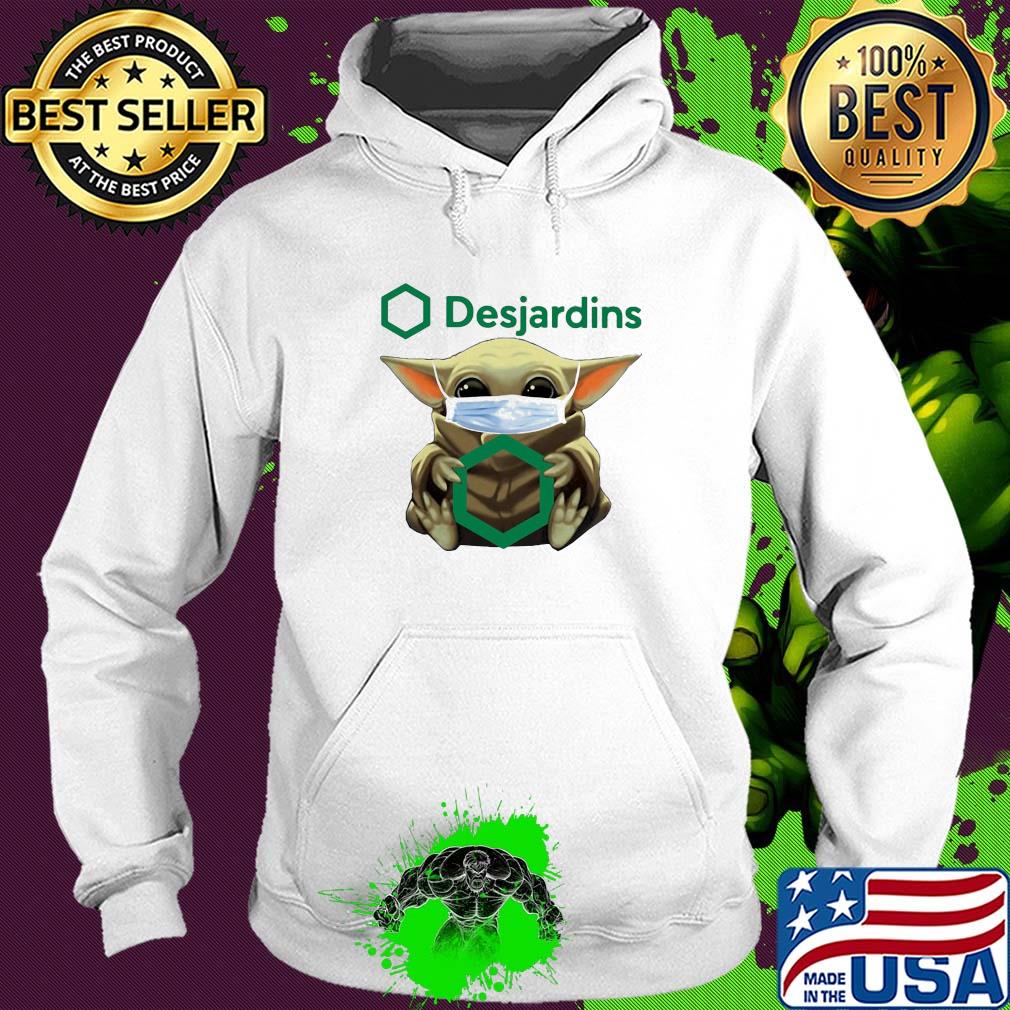 Baby Yoda face mask hug Desjardins s Hoodie Baby Yoda face mask hug Desjardins s Hoodie