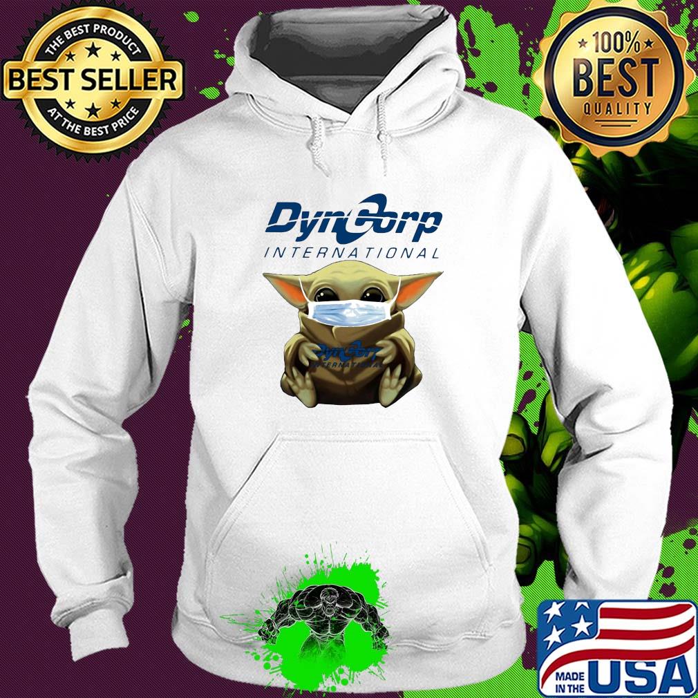 Baby Yoda face mask hug DynCorp International s Hoodie Baby Yoda face mask hug DynCorp International s Hoodie