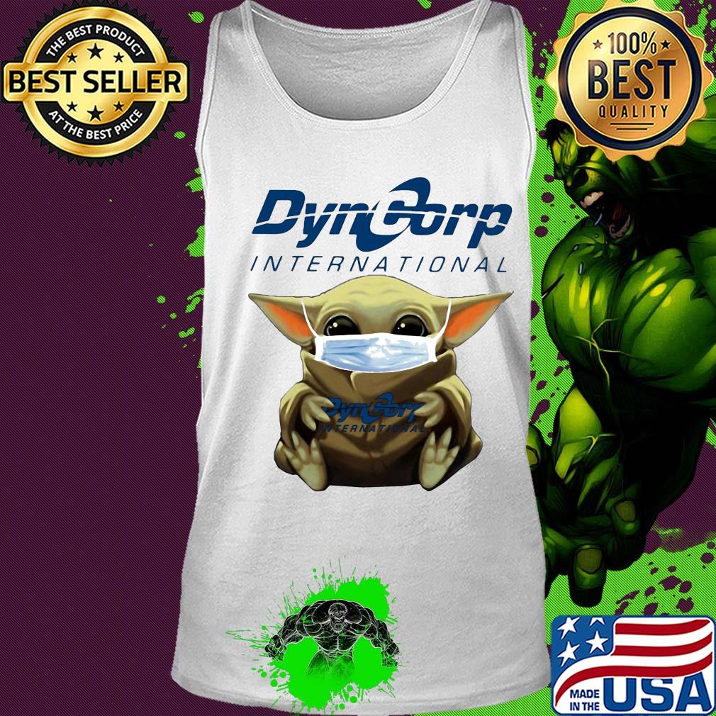 Baby Yoda face mask hug DynCorp International s Tank top Baby Yoda face mask hug DynCorp International s Tank top