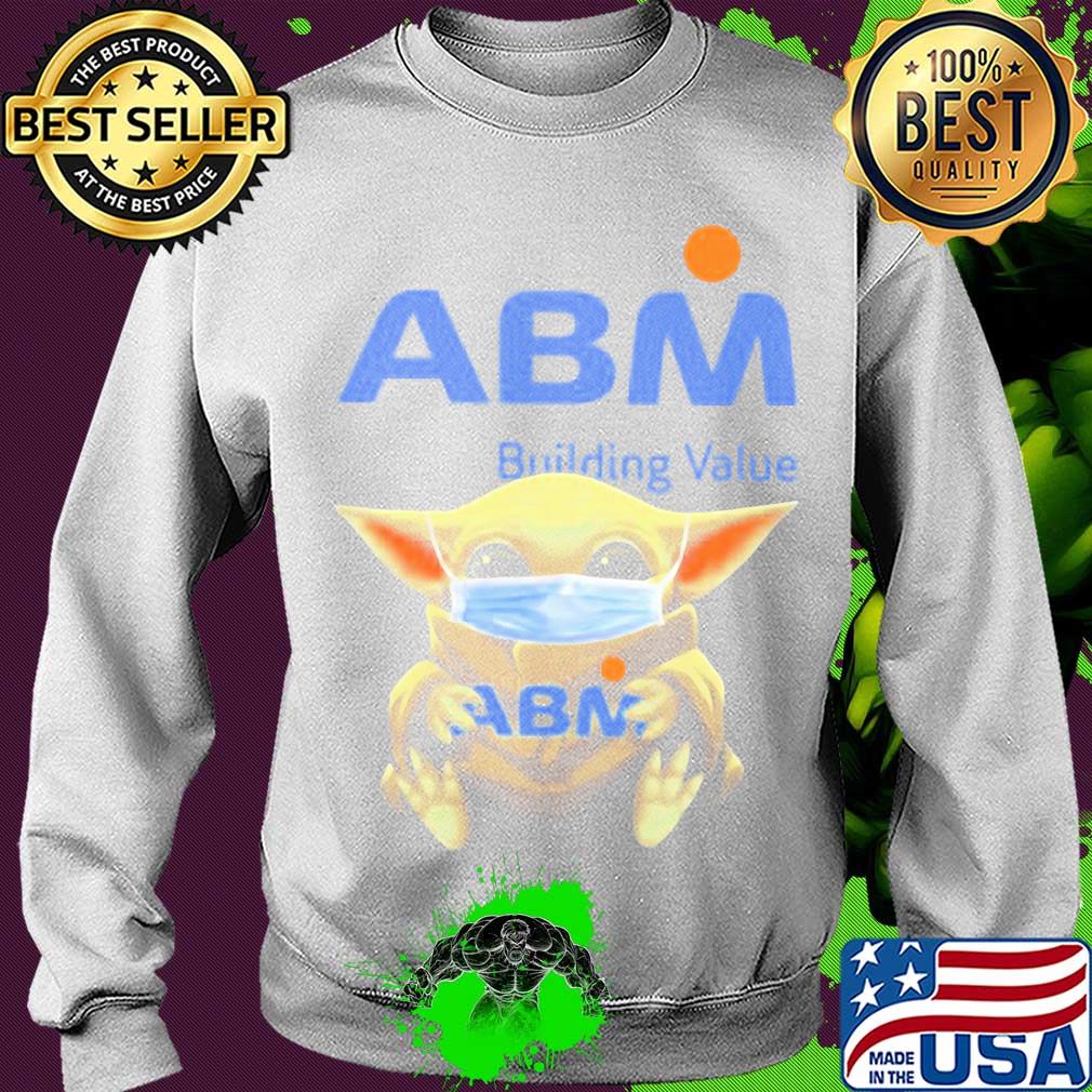 Baby Yoda hug ABM Building Value mask s Sweater Baby Yoda hug ABM Building Value mask s Sweater