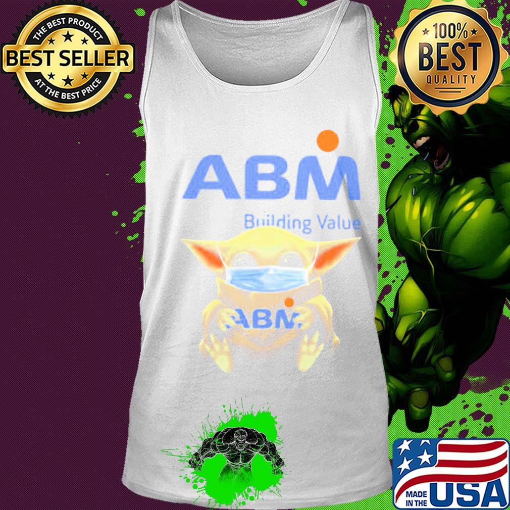 Baby Yoda hug ABM Building Value mask s Tank top Baby Yoda hug ABM Building Value mask s Tank top