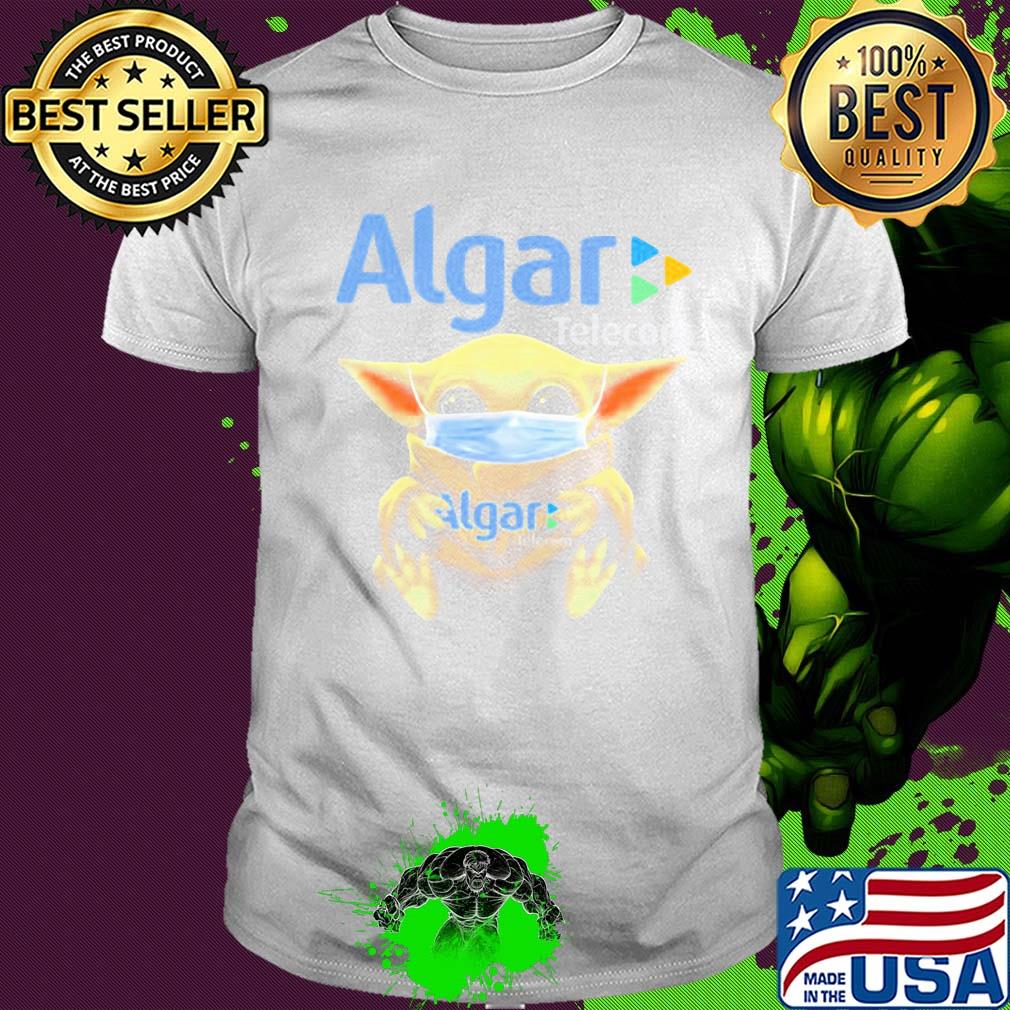 Baby Yoda hug Algar Telecom mask shirt