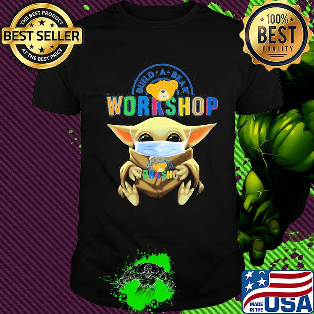 Baby Yoda hug Build a Bear Workshop mask shirt