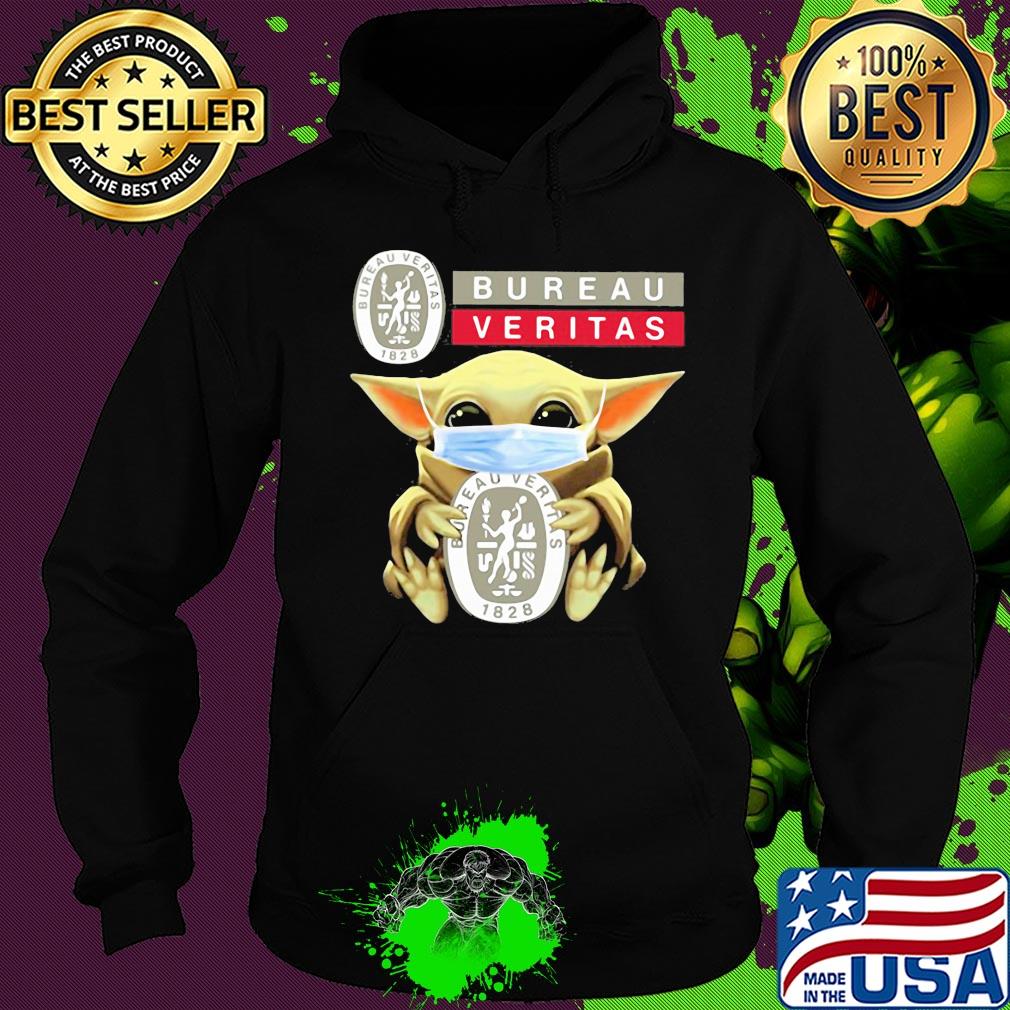 Baby Yoda hug Bureau Veritas mask s Hoodie Baby Yoda hug Bureau Veritas mask s Hoodie