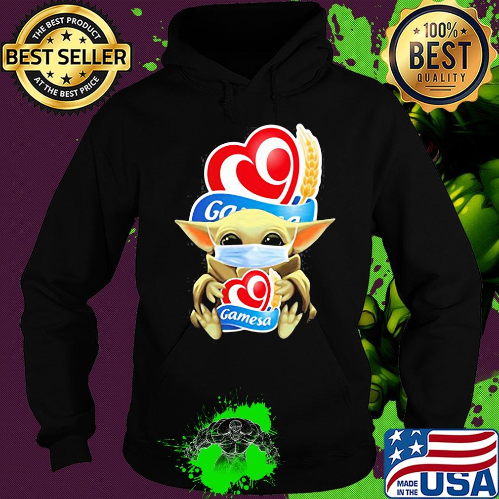 Baby Yoda hug Gamesa mask s Hoodie Baby Yoda hug Gamesa mask s Hoodie