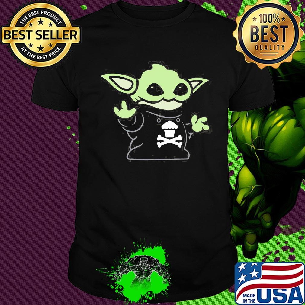 Baby Yoda Yodel Johnny Cupcakes shirt