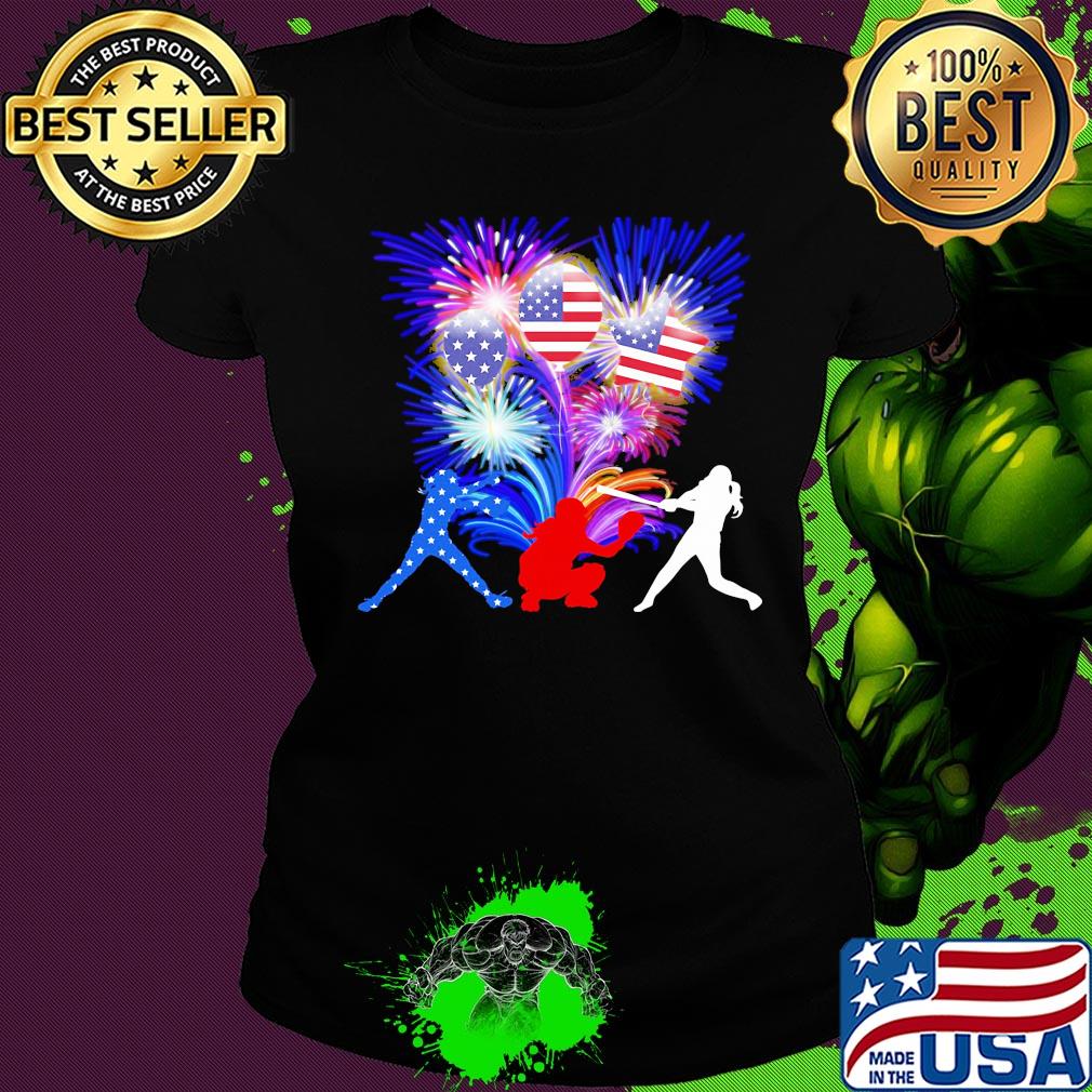 Baseball American flag veteran Independence Day s Ladies tee Baseball American flag veteran Independence Day s Ladies tee