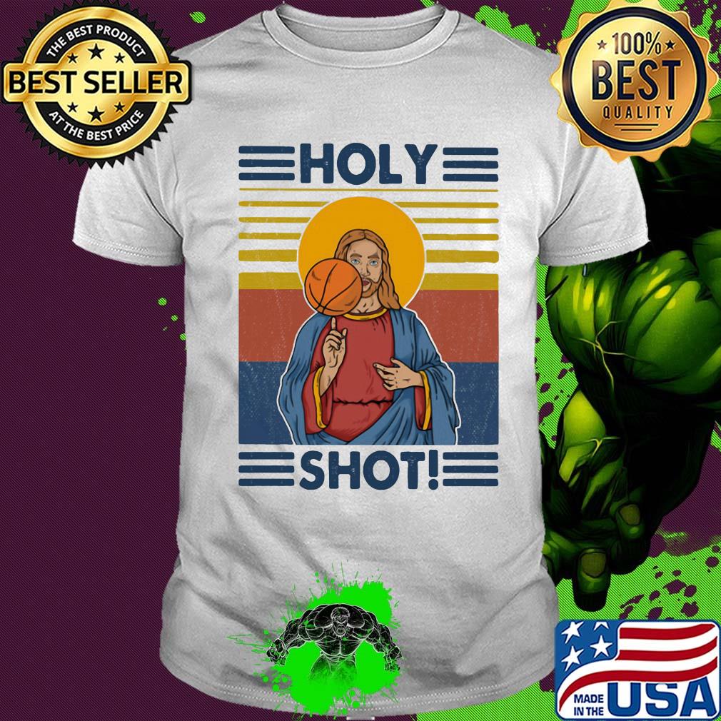 Basketball jesus holy shot vintage shirt