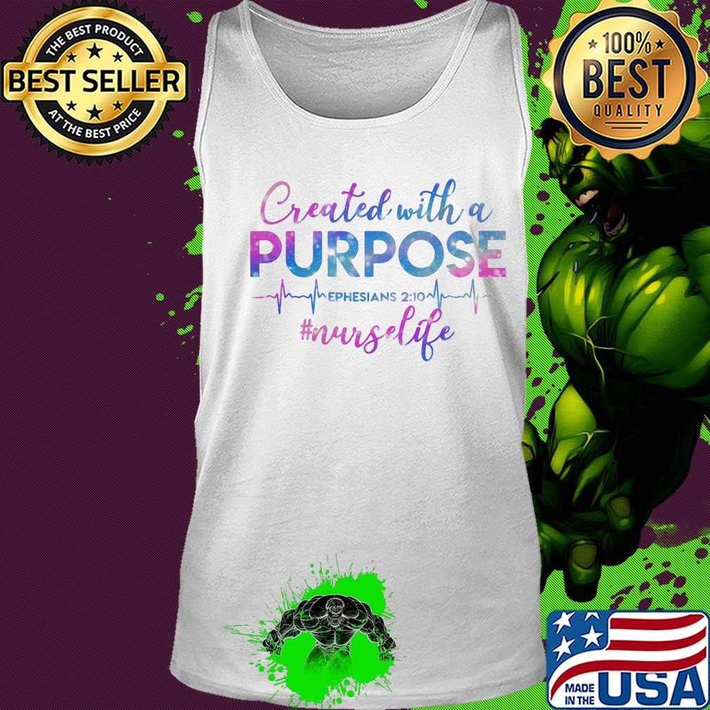 Beat created with a purpose ephesians 210 nurselife s Tank top Beat created with a purpose ephesians 210 nurselife s Tank top