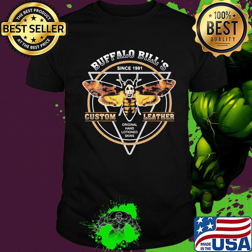 Bee buffalo bills since 1991 custom leather original hand lotion skins shirt