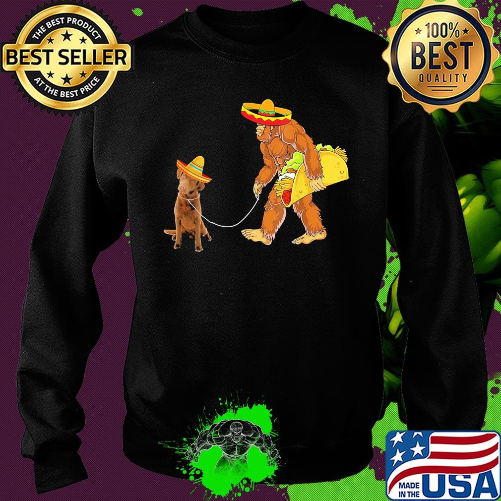 Bigfoot taco chesapeake bay retriever dog s Sweater Bigfoot taco chesapeake bay retriever dog s Sweater