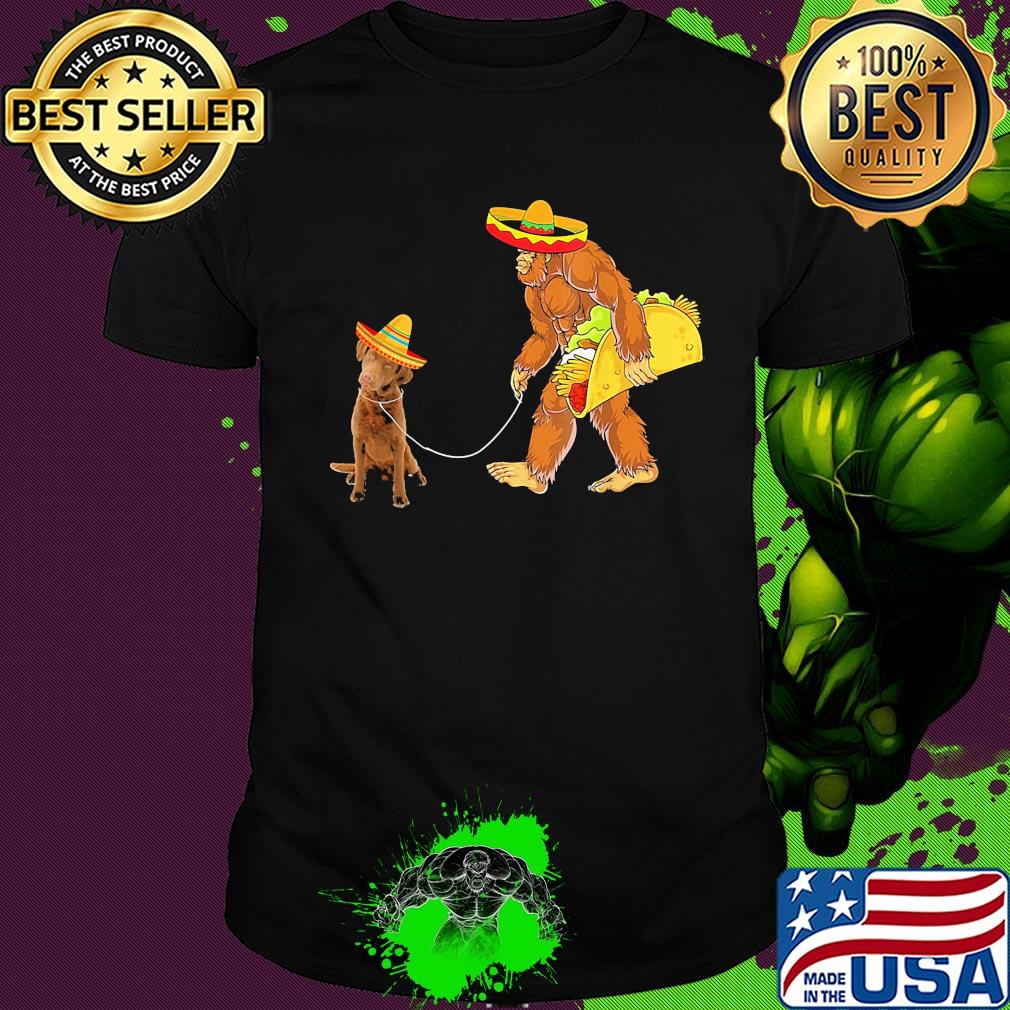 Bigfoot taco chesapeake bay retriever dog shirt Bigfoot taco chesapeake bay retriever dog shirt