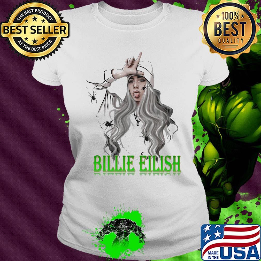 Billie eilish tarantula mouth art s Ladies tee Billie eilish tarantula mouth art s Ladies tee