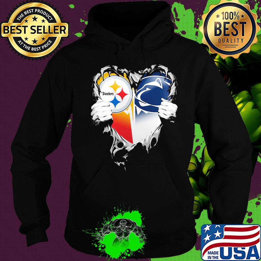 Blood inside pittsburgh steelers vs pennsylvania football heart s Hoodie Blood inside pittsburgh steelers vs pennsylvania football heart s Hoodie