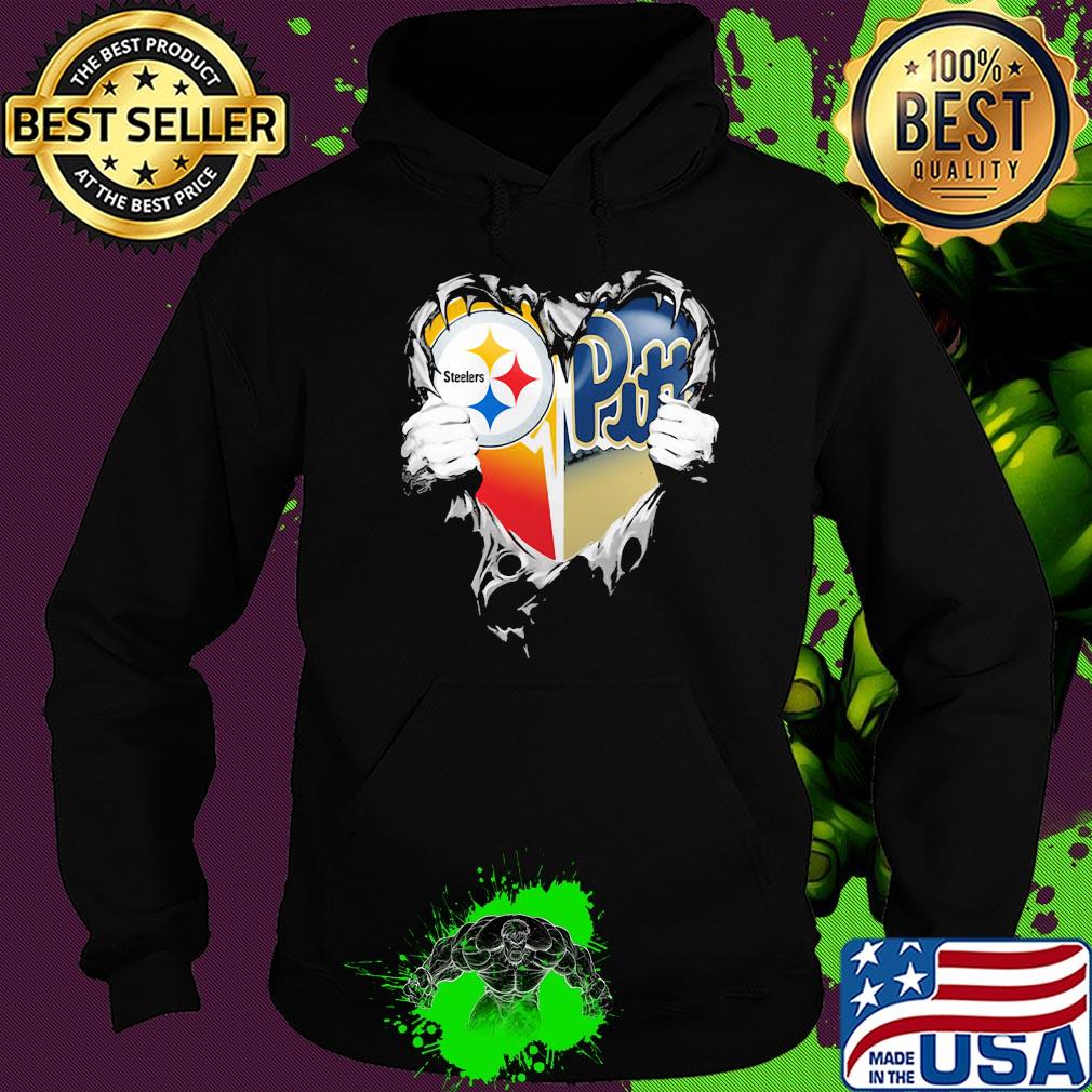 Blood inside pittsburgh steelers vs pittsburgh penguins football heart s Hoodie Blood inside pittsburgh steelers vs pittsburgh penguins football heart s Hoodie