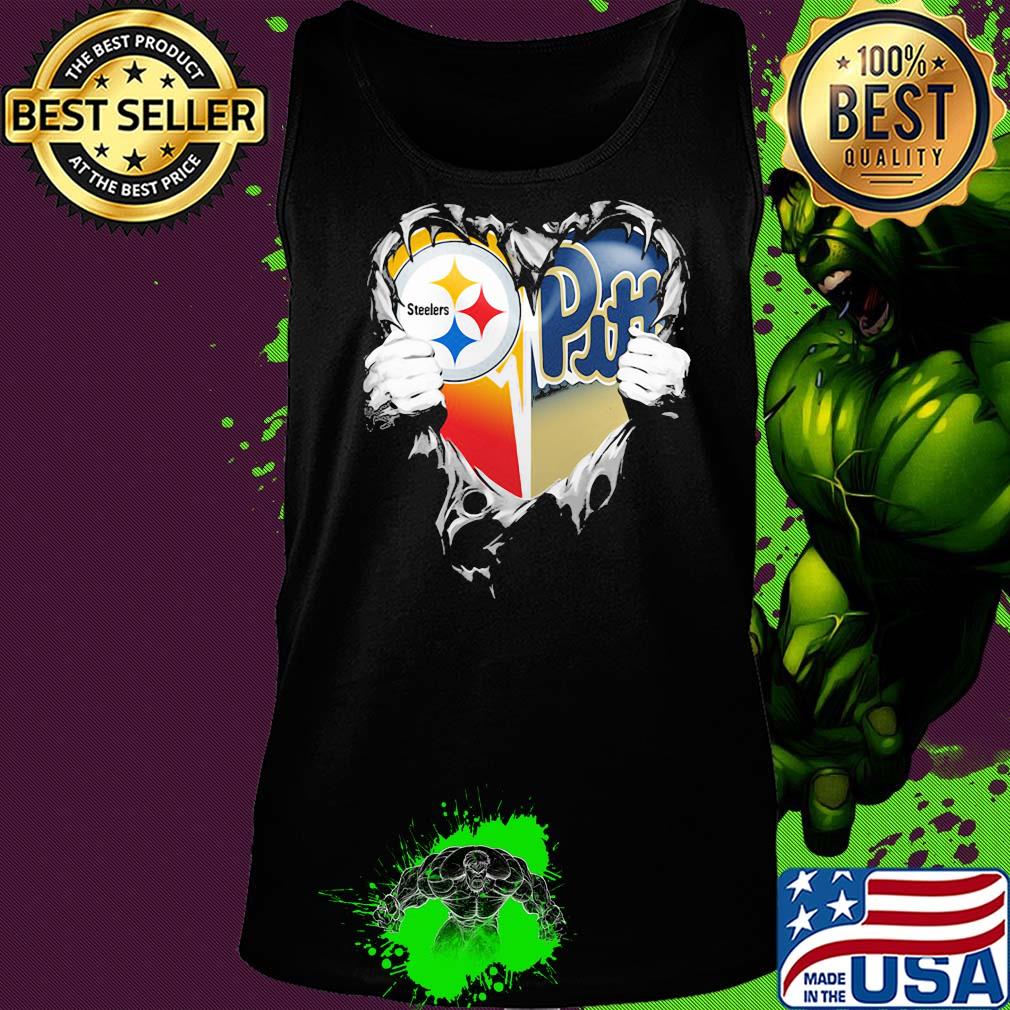 Blood inside pittsburgh steelers vs pittsburgh penguins football heart s Tank top Blood inside pittsburgh steelers vs pittsburgh penguins football heart s Tank top
