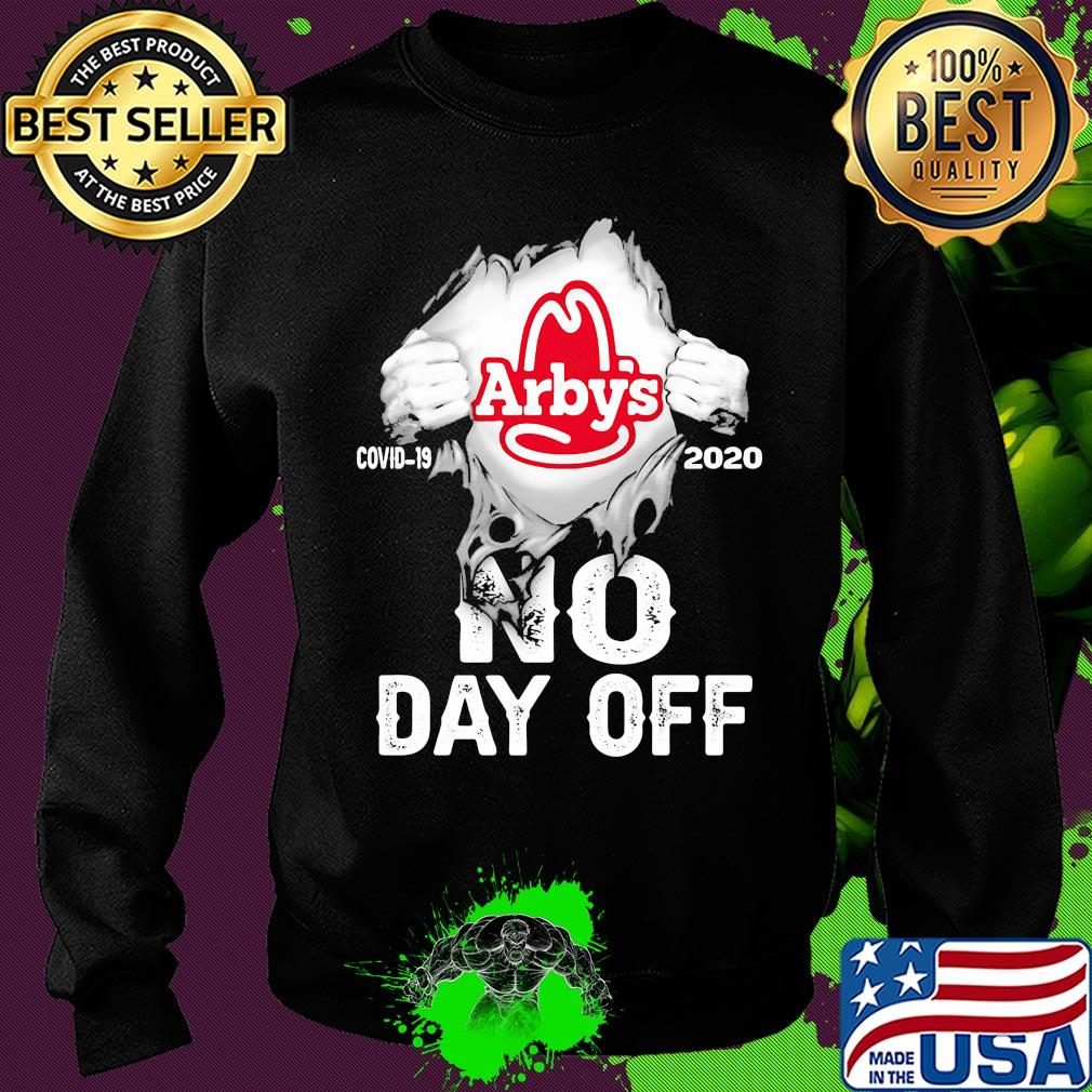 Blood insides arby's covid-19 2020 no day off s Sweater Blood insides arby's covid-19 2020 no day off s Sweater