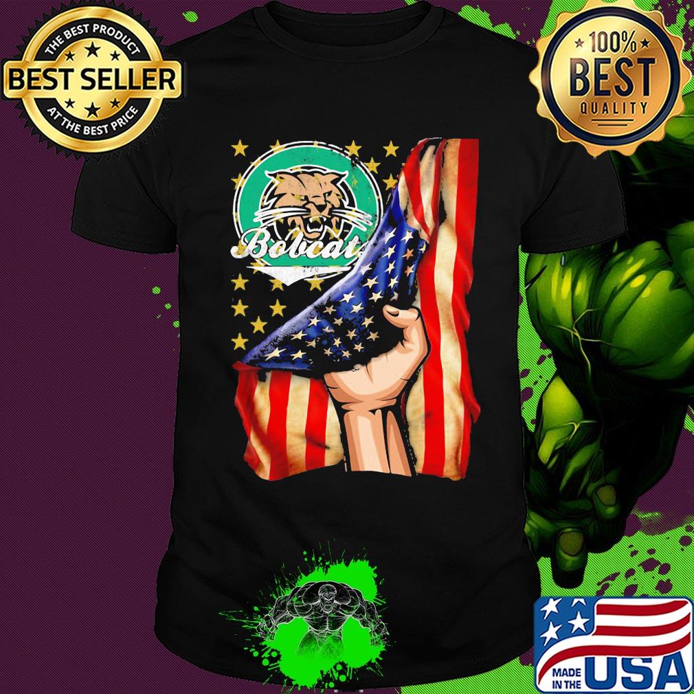 Bobcat American flag veteran Independence Day shirt