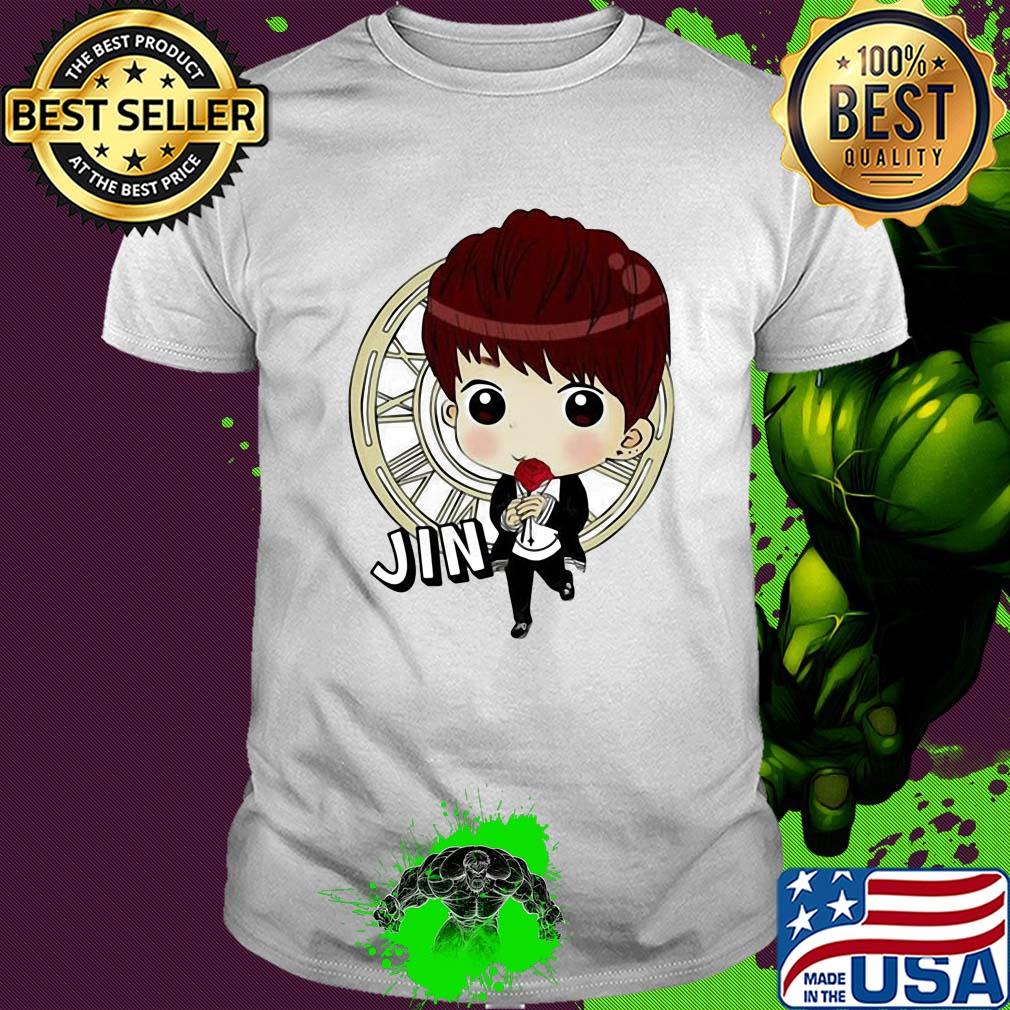 Bts bangtan boy same cartoon jin shirt