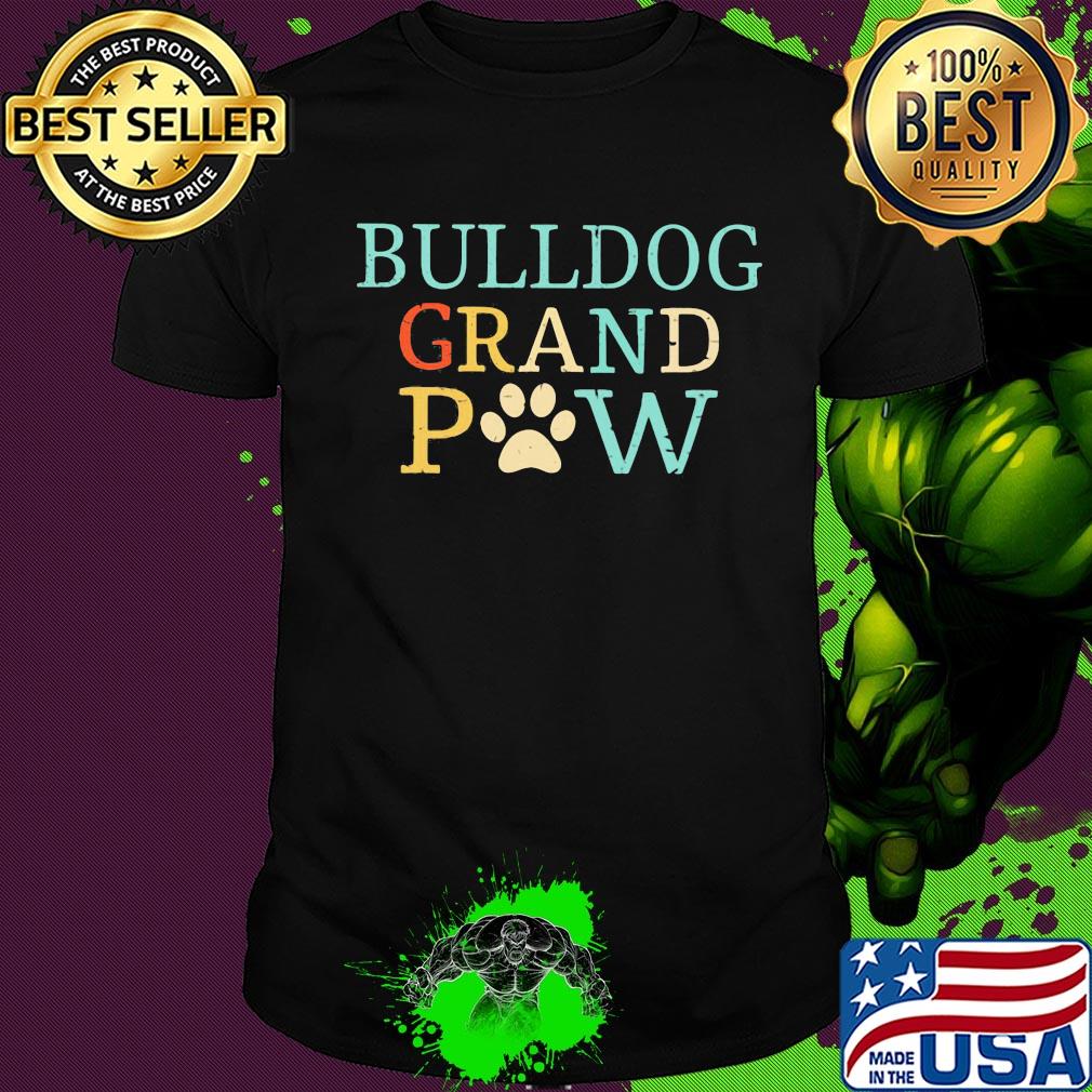 Bulldog grand paw vintage shirt