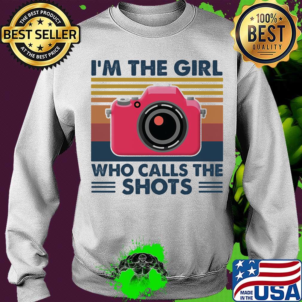 Camera I'm the girl who calls the shots vintage s Sweater Camera I'm the girl who calls the shots vintage s Sweater