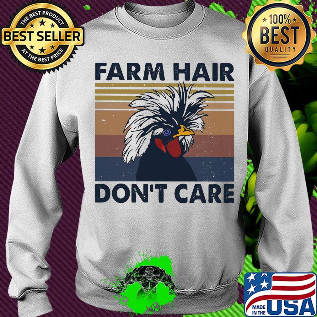 Chicken farm hair don't care vintage s Sweater Chicken farm hair don't care vintage s Sweater