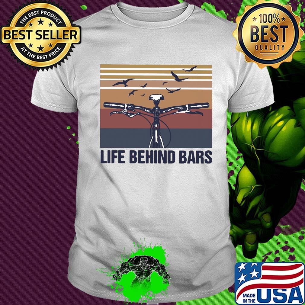 Cycling Life behind bars vintage shirt
