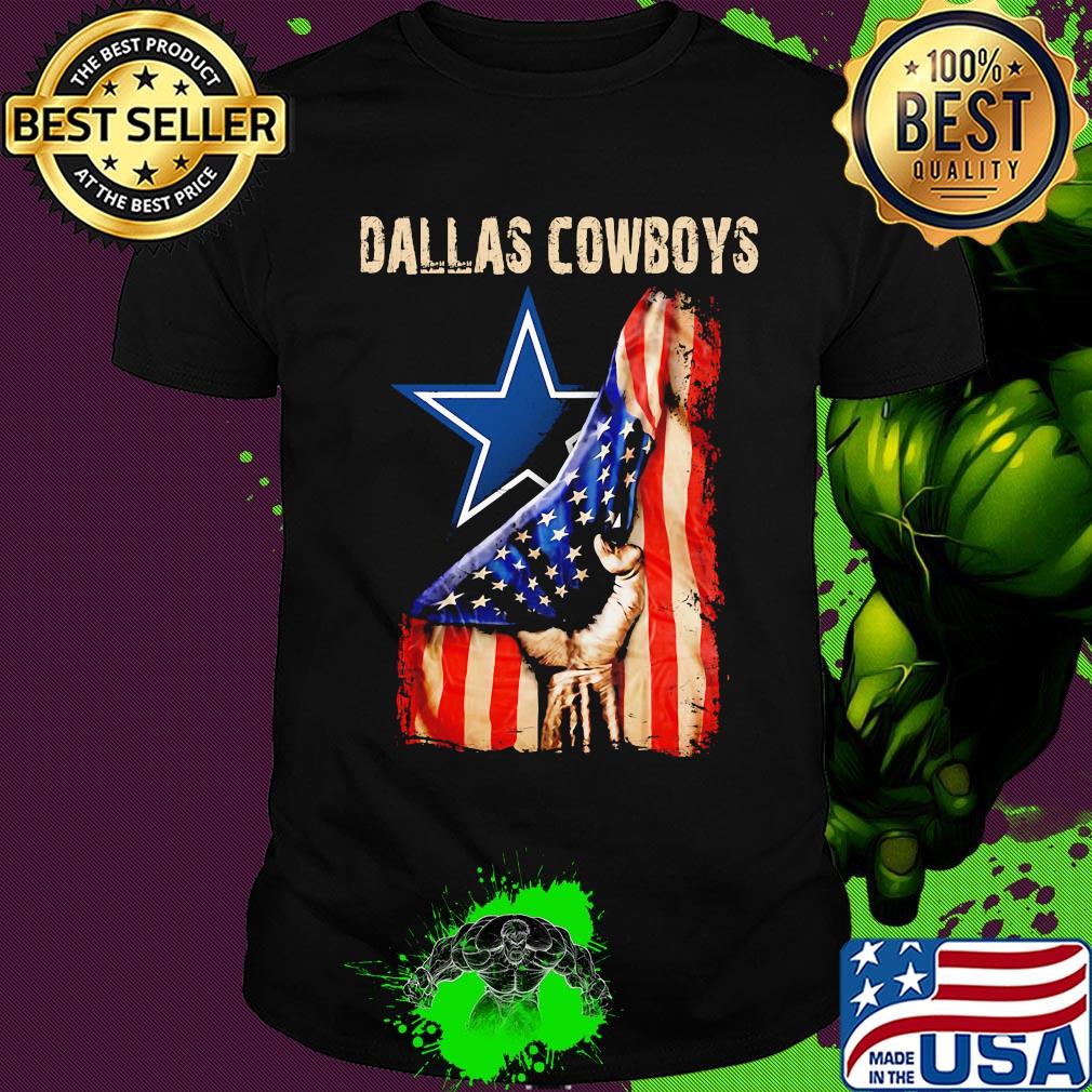 Dallas cowboys american flag independence day shirt
