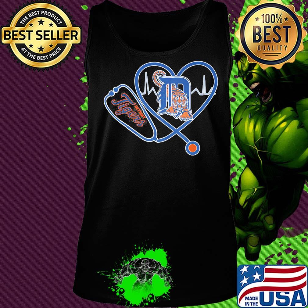 Detroit tigers baseball stethoscope heart s Tank top Detroit tigers baseball stethoscope heart s Tank top