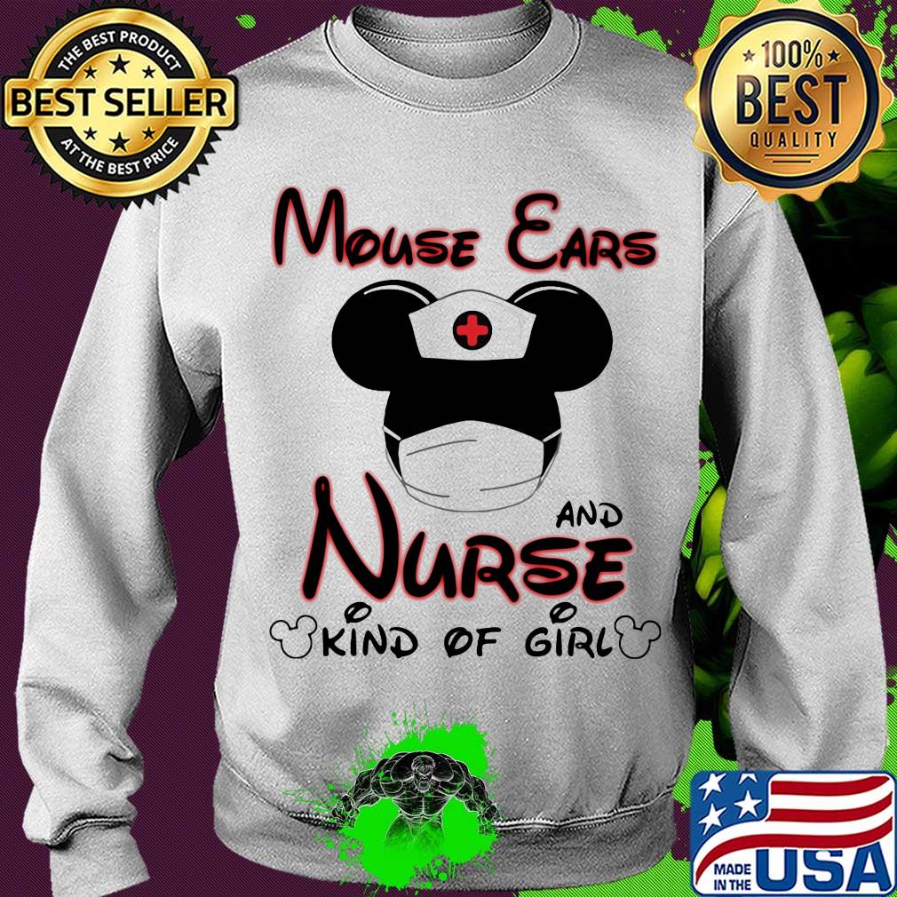 Disney mickey mouse ears and nurse kind of girl mask s Sweater Disney mickey mouse ears and nurse kind of girl mask s Sweater