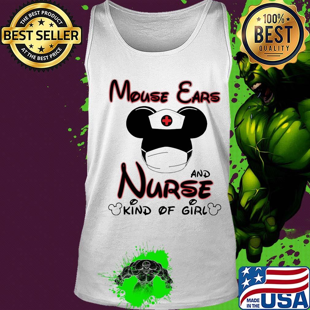 Disney mickey mouse ears and nurse kind of girl mask s Tank top Disney mickey mouse ears and nurse kind of girl mask s Tank top